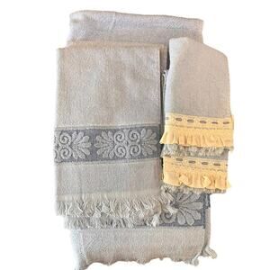 Vintage Cannon Santa Cruz Towel Set, Baby Blue